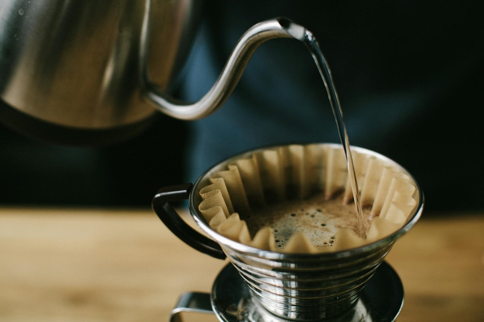 full filled coffee stainless steel cup